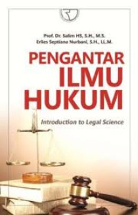 Image of Pengantar Ilmu Hukum : Introduction to Legal Science